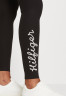 Tommy Hilfiger SLIM ROPE  Leggings Trousers black SLIM ROPE Леггинсы Брюки черный