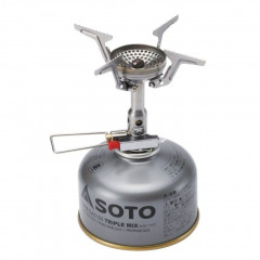 SOTO SOTO Gaskocher SOTO Amicus with Stealth Igniter ultraleichter Gaskocher mit Zunder  Газовая плита SOTO SOTO Amicus with Stealth Igniter сверхлегкая газовая плита с трутом