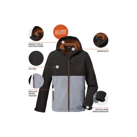 killtec Soft Shell Jacke KOW 203 BYS SFTSHLL JCKT Outdoorjacken Куртка софтшелл KOW 203 BYS SFTSHLL JCKT куртки для активного отдыха