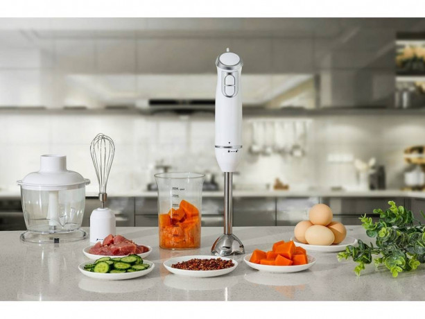 SWISS PRO+ SWISS PRO+ Stabmixer Swiss Pro+ 3-in-1 Stabmixer mit abnehmbarem Edelstahl Mixfuss 700W, 700 W  Ручной блендер SWISS PRO+ Ручной блендер Swiss Pro+ 3-в-1 со съемной ножкой из нержавеющей стали 700 Вт, 700 Вт