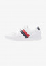 Tommy Hilfiger LIGHTWEIGHT LEATHER SNEAKER Trainers red/white/blue ЛЕГКИЕ КОЖАНЫЕ КРОССОВКИ Кроссовки красный/белый/синий