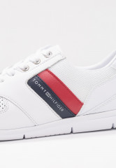 Tommy Hilfiger LIGHTWEIGHT LEATHER SNEAKER Trainers red/white/blue  ЛЕГКИЕ КОЖАНЫЕ КРОССОВКИ Кроссовки красный/белый/синий