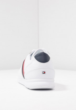 Tommy Hilfiger LIGHTWEIGHT LEATHER SNEAKER Trainers red/white/blue ЛЕГКИЕ КОЖАНЫЕ КРОССОВКИ Кроссовки красный/белый/синий