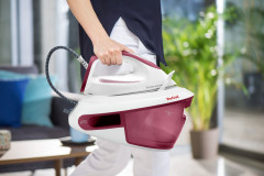Tefal Tefal Dampfbugelstation SV8012 Express Anti-Calc, 1800 ml Wassertank, 2800 W, Dauerdampfmenge 120 g/Min, Dampfstoss 400 g/Min  Паровая гладильная станция Tefal SV8012 Express Anti-Calc, резервуар для воды 1800 мл, 2800 Вт, постоянная подача пара 120