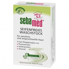 sebamed Seifenfreies Waschstuck mit Olive  Очищающее мыло без мыла с оливкой