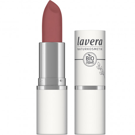 LAVERA Velvet Matt Lipstick Nude 01, 4,5 g, Лавера Помада с комфортным бархатисто-матовым финишем, оттенок Nude 01, био-комплекс цветочных масел и био-мальва, 4,5 г