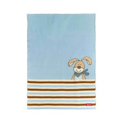 sigikid Baby Kuscheldecke  Kissen Set 2-tlg. Hase Semmel Bunny hellblau Spieldecken Комплект подушек для детского одеяла из 2-х предметов. Игровые коврики Hase Semmel Bunny голубого цвета