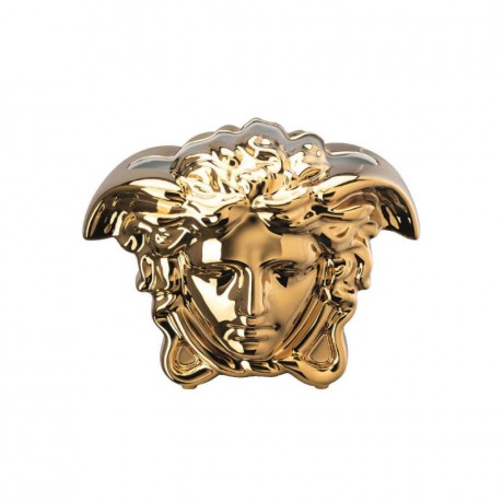 Rosenthal meets Versace Rosenthal Versace Medusa Grande Vase gold h: 15 cm Ваза Rosenthal Versace Medusa Grande, золото, высота: 15 см