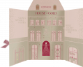 CATRICE House of Gold Adventskalender 2026, 20 Make-up-Produkte und 4 Accessoires, CATRICE Адвент-календарь 2026 с декоративной косметикой для лица, глаз, губ и ногтей и аксессуарами, 24 сюрприза