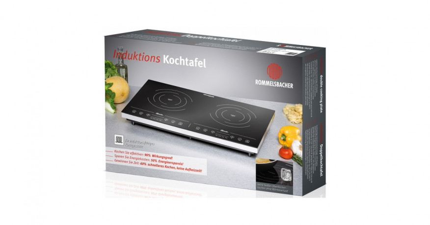 Rommelsbacher Rommelsbacher Doppelkochplatte CT 3410/IN schwarz/silber schwarz/silber Rommelsbacher двойная конфорка CT 3410/IN черный/серебристый