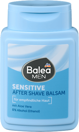 Balea MEN After Shave Balsam Sensitive, 100 ml, Успокаивающий бальзам после бритья Sensitive с алоэ вера, 100 мл