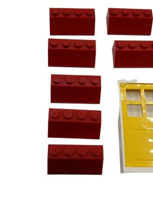 LEGO Lego Dachsteine und Turen - gelb  - 16 Teile - neu Черепица и двери Lego - желтые - 16 деталей - новые