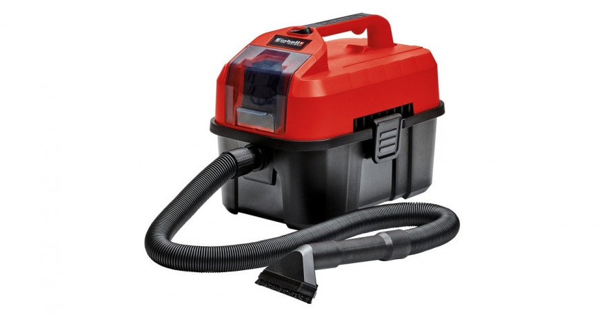 Einhell Einhell Akku-Nass-/Trockensauger TC-VC 18/10 Li-Solo rot/schwarz, ohne Akku und Ladegerat rot/schwarz Беспроводной пылесос для влажной и сухой уборки Einhell TC-VC 18/10 Li-Solo красный/черный, без аккумулятора и зарядного устройства
