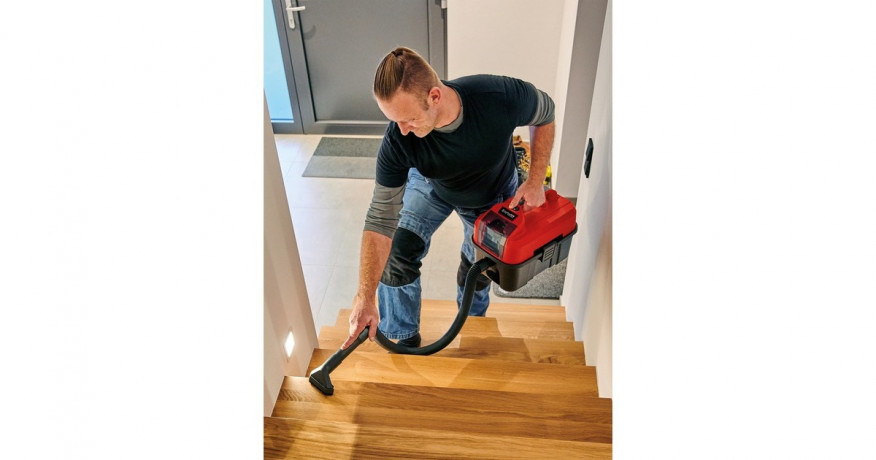 Einhell Einhell Akku-Nass-/Trockensauger TC-VC 18/10 Li-Solo rot/schwarz, ohne Akku und Ladegerat rot/schwarz Беспроводной пылесос для влажной и сухой уборки Einhell TC-VC 18/10 Li-Solo красный/черный, без аккумулятора и зарядного устройства