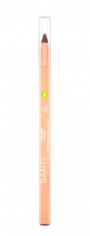 Sante Eyeliner Pencil 02 Deep Brown, Санте Натуральный карандаш для глаз 02 Темно-коричневый