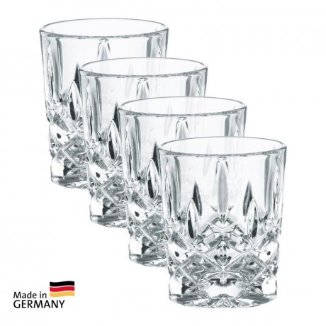 Nachtmann Noblesse Shot/Stamper Glass, Нахтман Ноблесс Набор стопок-шотов для крепких напитков, 55 мл, 4 шт