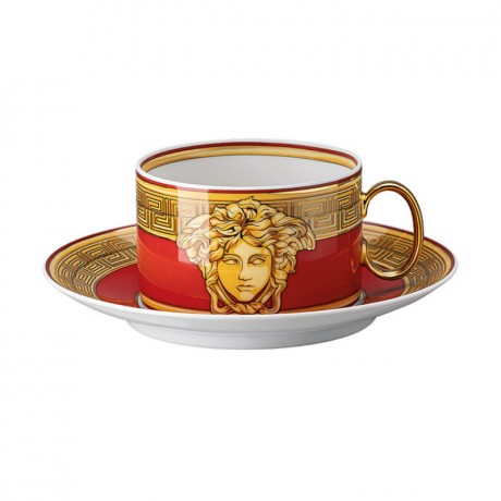 Rosenthal meets Versace Rosenthal Versace Medusa Amplified - Golden Coin Teetasse 2-tlg. Rosenthal Versace Medusa Amplified - Чашка для чая Golden Coin 2 шт.