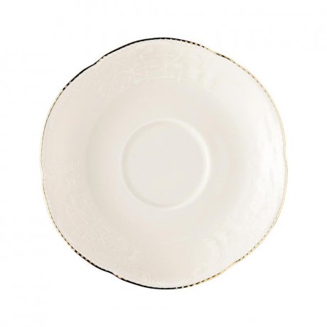 Rosenthal Rosenthal Sanssouci Elfenbein Gold Kaffee-/Tee-Untertasse 14,5 cm Блюдце для кофе/чая Rosenthal Sanssouci, цвет слоновой кости, золото, 14,5 см