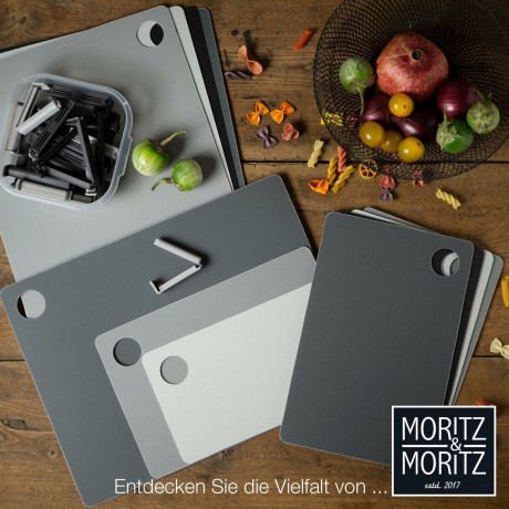 Moritz & Moritz Moritz & Moritz Schneidebrett 3-tlg. grau Разделочная доска Moritz &amp; Moritz, 3 предмета.