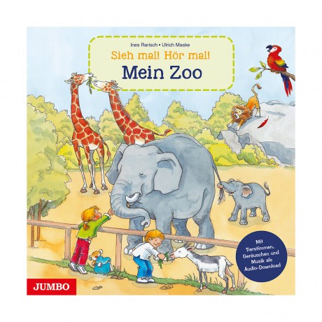 JUMBO Verlag Sieh mal! Hor mal! Mein Zoo Посмотри ка! Послушай ка! мой зоопарк