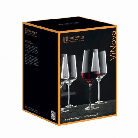 Nachtmann Nachtmann ViNova Rotwein Glas Set 4-tlg. 550 ml Набор бокалов для красного вина Nachtmann ViNova из 4 предм. 550мл