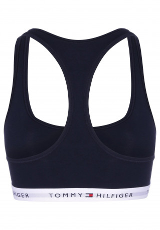 Tommy Hilfiger UNLINED BRALETTE Sports bra desert sky БРАЛЕТТ БЕЗ ПОДКЛАДКИ Спортивный бюстгальтер небо пустыни