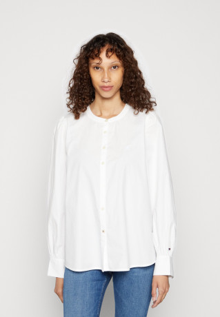 Tommy Hilfiger Button-down blouse optic white Блузка на пуговицах оптический белый