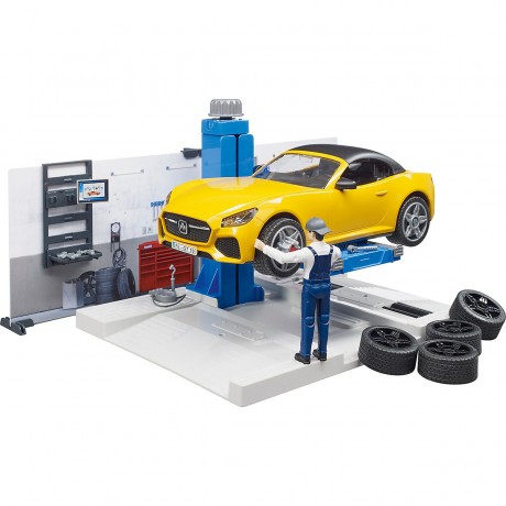 Bruder 62110 bworld PKW-Werkstatt 62110 автомобильная мастерская bworld