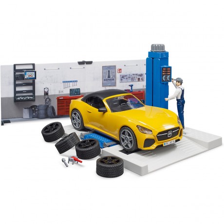 Bruder 62110 bworld PKW-Werkstatt 62110 автомобильная мастерская bworld