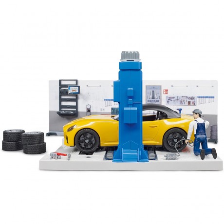 Bruder 62110 bworld PKW-Werkstatt 62110 автомобильная мастерская bworld