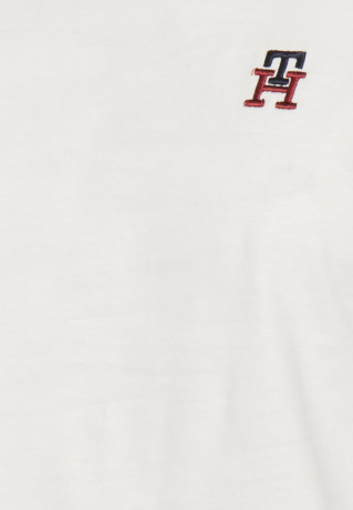 Tommy Hilfiger REG IMD EMB C NK SS Basic T-shirt weathered white REG IMD EMB C NK SS Базовая футболка выветрившийся белый