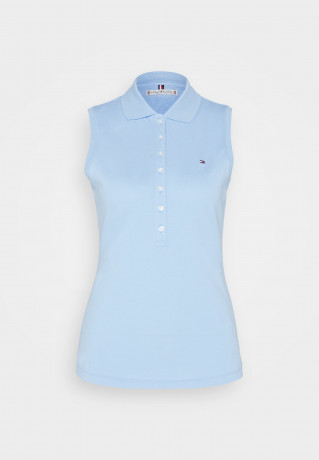 Tommy Hilfiger SLIM COLLAR DETAIL NS Polo shirt vessel blue SLIM COLLAR DETAIL NS Рубашка поло сосуд синий