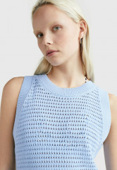 Tommy Hilfiger BLEND TANK MIDI Day dress vessel blue BLEND TANK МИДИ Повседневное платье сосуд синий