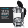 Arendo Arendo Wasserkocher, 1,7 l, 2200 W, Edelstahl mit Glaskorper, Temperaturwahl 40°C 100°C, Aufkochfunktion Чайник Arendo, 1,7 л, 2200 Вт, нержавеющая сталь, стеклянный корпус, выбор температуры 40°С 100°С, функция кипячения.
