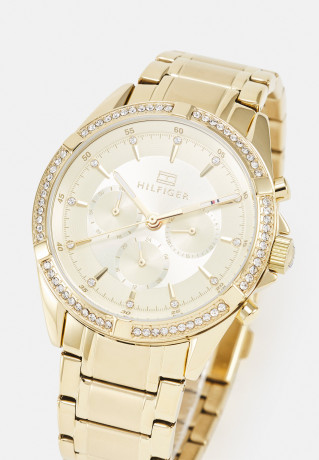 Tommy Hilfiger CASE BEZEL DIAL BRACELET Watch gold-coloured БРАСЛЕТ БЕЗЕЛЬ КОРПУСА Часы золотого цвета