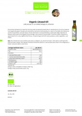 Krauterhaus Sanct Bernhardt Organic Linseed Oil, 250 мл
