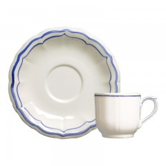 Gien Fayencerie Gien 'Filets Bleus' Mokka-/Espresso-Untertasse 14 cm Gien &quot;Filets Bleus&quot; Блюдце для мокко/эспрессо, 14 см