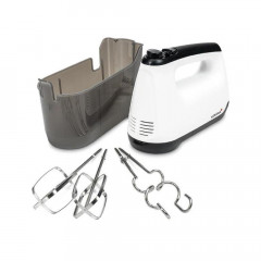 KORONA KORONA Handmixer 23012 Handmixer mit Aufbewahrungsbox, Elektrischer Mixer weiss schwarz Turbo Taste mit 6 Leistungsstufen  Ручной миксер KORONA 23012 ручной миксер с ящиком для хранения, электрический миксер белый черный турбо-кнопка с 6 уровнями м