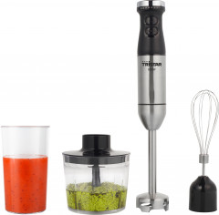 Tristar Tristar Stabmixer, 800 W, SET Power Hand Kuchen-Mixer Zauberstab Mix-Stab Schneebesen, Zerhacker  Ручной блендер Tristar, 800 Вт, КОМПЛЕКТ Мощный ручной миксер для тортов, волшебная палочка, палочка для смешивания, венчик, измельчитель