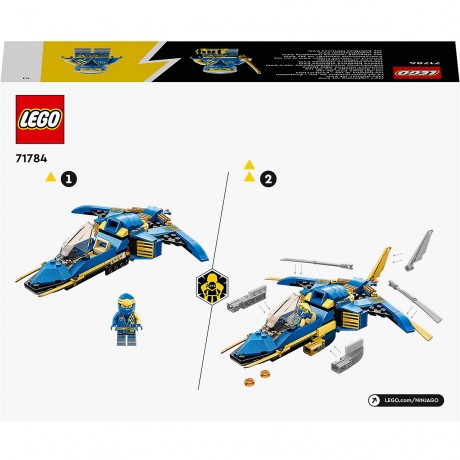 LEGO LEGO Ninjago 71784 Jays Donner-Jet EVO LEGO Ninjago 71784 Громовой реактивный самолет Джея EVO