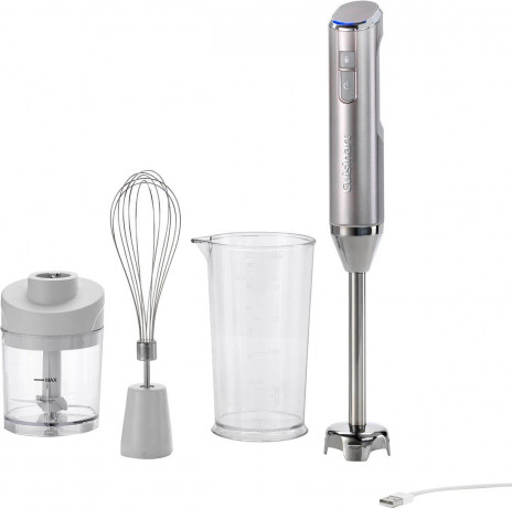 Cuisinart Cuisinart Akku-Stabmixer RHB100E Cordless Collection, mit Purieraufsatz, Schneebesen, Schale, 30 Minuten Akkulaufzeit  Беспроводной ручной блендер Cuisinart RHB100E Cordless Collection, с насадкой для очистки, венчиком, чашей, срок службы батаре