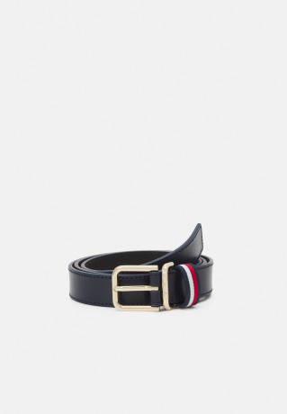 Tommy Hilfiger SQUARE BUCKLE SIGNATURE Belt desert sky ПОДПИСЬ С КВАДРАТНОЙ ПРЯЖКОЙ Ремень небо пустыни