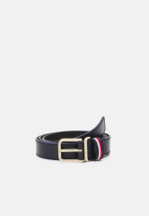 Tommy Hilfiger SQUARE BUCKLE SIGNATURE Belt desert sky ПОДПИСЬ С КВАДРАТНОЙ ПРЯЖКОЙ Ремень небо пустыни