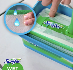 Swiffer wet refills lemon 10stk x 3packs, Влажные салфетки для швабры 3 упаковки х 10 шт, для уборки кухни, пола, дома, с ароматом цитрусовых 