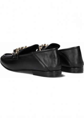 Tommy Hilfiger CHAIN LOAFER MAAT Slip-ons zwart ЛОФЕРЫ С ЦЕПЬЮ MAAT Слипоны хотя