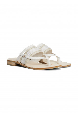 Tommy Hilfiger MULE T-bar sandals weathered white MULE Сандалии с T-образным ремешком выветрившийся белый