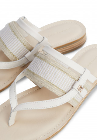 Tommy Hilfiger MULE T-bar sandals weathered white MULE Сандалии с T-образным ремешком выветрившийся белый