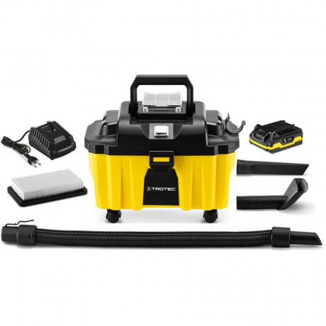 TROTEC TROTEC Nass-Trocken-Akkusauger VC 15-20V, 130,00 W, beutellos, Nass-/Trockenreinigung Беспроводной пылесос TROTEC для влажной и сухой уборки VC 15-20В, 130.00 Вт, без мешка, влажная/сухая уборка