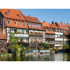 CALVENDO Puzzle CALVENDO Puzzle Burgerhauser an einem Seitenarm der Regnitz Пазл CALVENDO Puzzle Burgerhauser на боковой руке Regnitz