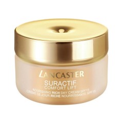 Lancaster (Ланкастер)  Suractif Comfort Lift Nourishing Rich Day Дневной крем для лица Cream SPF15, Geschenkset Подарочный набор: Nourishing Rich Day Дневной крем для лица Cream SPF15 trockene Haut 50 мл + Lifting Eye Cream 3 мл + 365 Skin Repair Youth Re